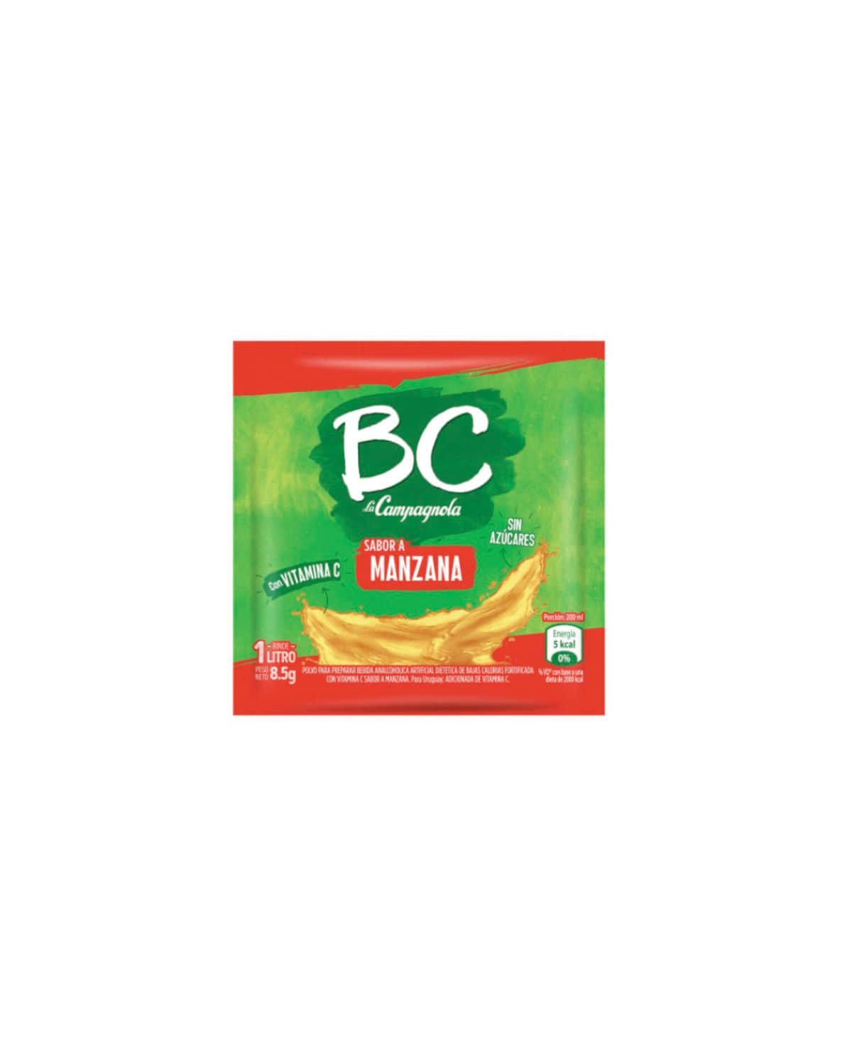 Jugo BC La Campagnola Manzana Sobre 7 Gr